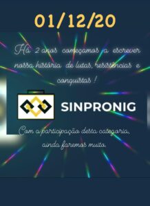 SINPRONIG INFORMA: 2 Anos